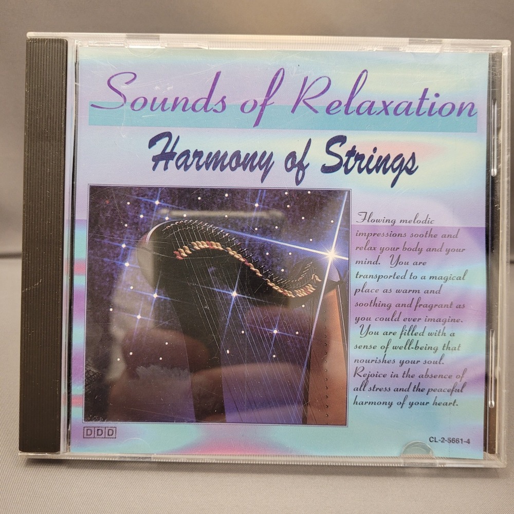 Sounds of Relaxation Harmony of Strings by Philippe de Canck (CD, 1995)